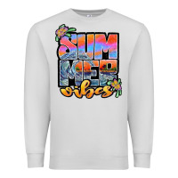 Dove Grey sum mer vibes Premium Sweatshirt - JahusDesignShop
