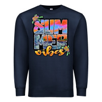 Navy sum mer vibes Premium Sweatshirt - JahusDesignShop
