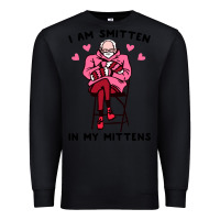Black funny i am smitten in my mittens bernie Premium Sweatshirt - artisFamous