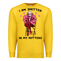Lemon funny i am smitten in my mittens bernie Premium Sweatshirt - artisFamous