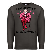 Smoke funny i am smitten in my mittens bernie Premium Sweatshirt - artisFamous