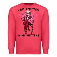 Cardinal funny i am smitten in my mittens bernie Premium Sweatshirt - artisFamous