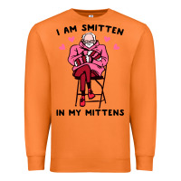Carrot funny i am smitten in my mittens bernie Premium Sweatshirt - artisFamous