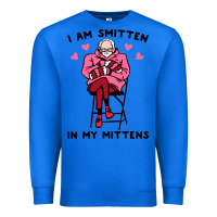 True Royal funny i am smitten in my mittens bernie Premium Sweatshirt - artisFamous