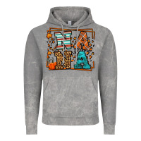 Cloud Rock Fall Autumn Leopard Nana Vintage Hoodie - LillyAllenDesigns