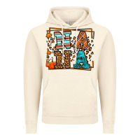 Vintage Artic Fall Autumn Leopard Nana Vintage Hoodie - LillyAllenDesigns