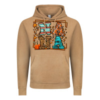 Vintage Camel Fall Autumn Leopard Nana Vintage Hoodie - LillyAllenDesigns