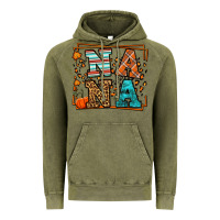 Vintage Olive Fall Autumn Leopard Nana Vintage Hoodie - LillyAllenDesigns
