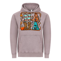 Vintage Zinc Fall Autumn Leopard Nana Vintage Hoodie - LillyAllenDesigns