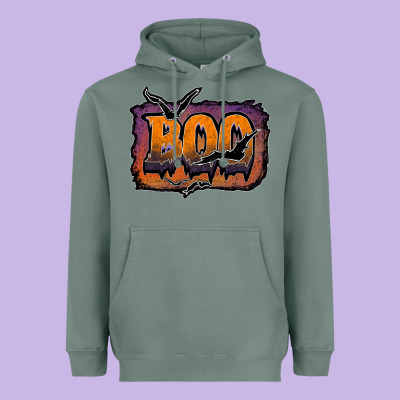 Boo Heavyweight Hoodie Designed By Jahusdesignshop