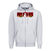 Heather Grey Christmas snowman Zipper Hoodie - JahusDesignShop