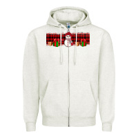 Oatmeal Heather Christmas snowman Zipper Hoodie - JahusDesignShop