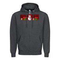 Smoke Christmas snowman Zipper Hoodie - JahusDesignShop