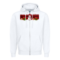 White Christmas snowman Zipper Hoodie - JahusDesignShop