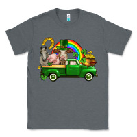 Charcoal Heather St. Patrick's Day farm animals Classic Tee - CowGirlArtShop