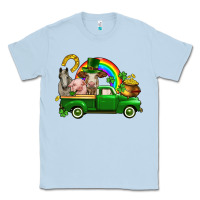 Dusty Blue St. Patrick's Day farm animals Classic Tee - CowGirlArtShop