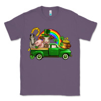 Lavender St. Patrick's Day farm animals Classic Tee - CowGirlArtShop
