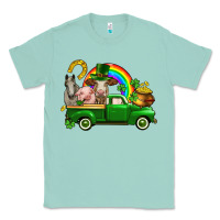 Seafoam St. Patrick's Day farm animals Classic Tee - CowGirlArtShop