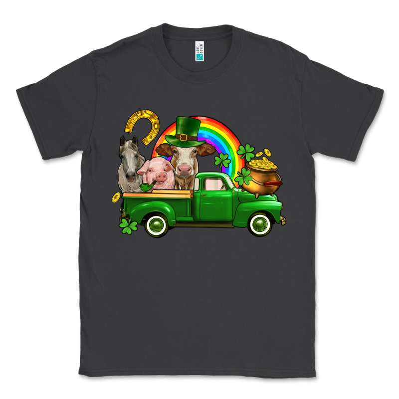 St. Patrick's Day Farm Animals Classic Tee by CowGirlArtShop | Teevron