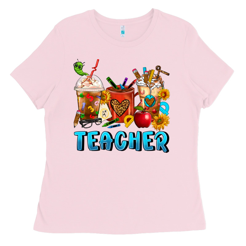 Teacher Coffee Cups Ladies Tee by FaDigitalArtStudio | Teevron