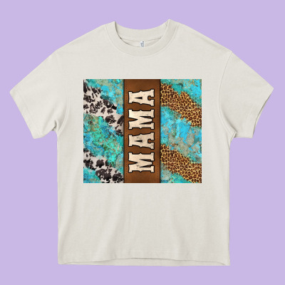 Western Mama Heavy Core Tee Designed By Jasminsmagicworld