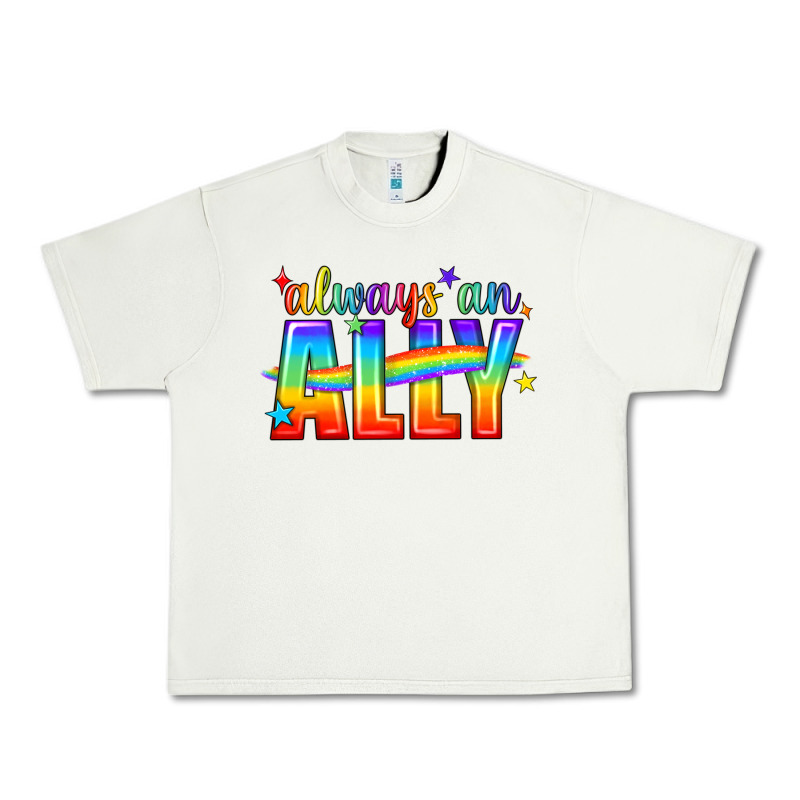 Always An Ally Pride Lgbtq Urban Heavy Tee by BundleAndBundleShop | Teevron