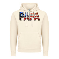 Vintage Artic American Flag Papa 4th of July Vintage Hoodie - LillyAllenDesigns
