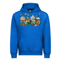 Cobalt indian headdress coffee cups Urban Hoodie - Jasminsmagicworld