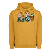 Pigment Peanut Butter indian headdress coffee cups Urban Hoodie - Jasminsmagicworld