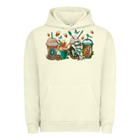 Pigment Pistachio indian headdress coffee cups Urban Hoodie - Jasminsmagicworld