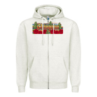 Oatmeal Heather chingona Zipper Hoodie - JahusDesignShop