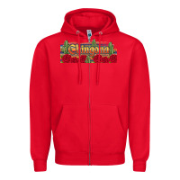 Red chingona Zipper Hoodie - JahusDesignShop