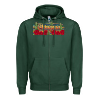 Sports Green chingona Zipper Hoodie - JahusDesignShop