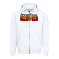 White chingona Zipper Hoodie - JahusDesignShop