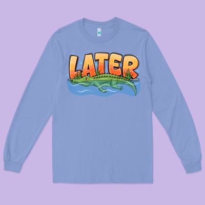 Later Long Sleeve Tee Designed By Cowhidedigitalart