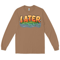 Toasted Coconut Later Long Sleeve Tee - CowhideDigitalArt