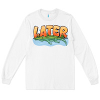 White Later Long Sleeve Tee - CowhideDigitalArt