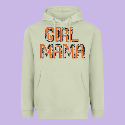 Girl Mama Heavyweight Hoodie Designed By Jahusdesignshop