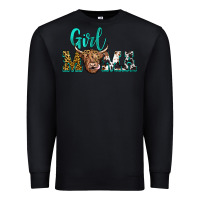 Black girl mama Premium Sweatshirt - JahusDesignShop