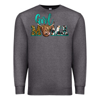 Charcoal Heather girl mama Premium Sweatshirt - JahusDesignShop