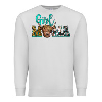 Dove Grey girl mama Premium Sweatshirt - JahusDesignShop
