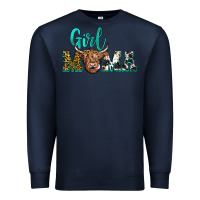 Navy girl mama Premium Sweatshirt - JahusDesignShop