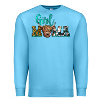 Ocean Blue girl mama Premium Sweatshirt - JahusDesignShop