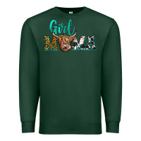 Sports Green girl mama Premium Sweatshirt - JahusDesignShop