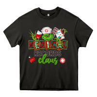 Asphalt medical records claus Heavy Core Tee - CowGirlArtShop