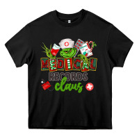 Black medical records claus Heavy Core Tee - CowGirlArtShop