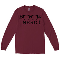 Burgundy b k nerd Long Sleeve Tee - Bettercallsaul