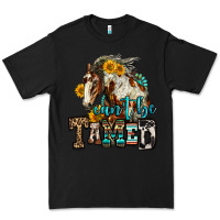 Black can't be tamed horse Premium Tee - OliviaCreatesArt