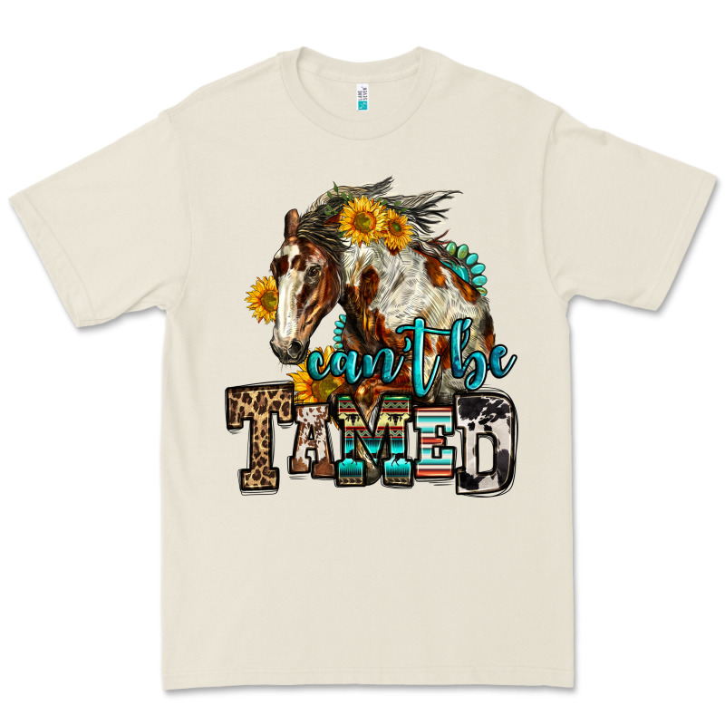 Can't Be Tamed Horse Premium Tee by OliviaCreatesArt | Teevron