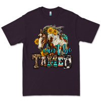 Plum can't be tamed horse Premium Tee - OliviaCreatesArt